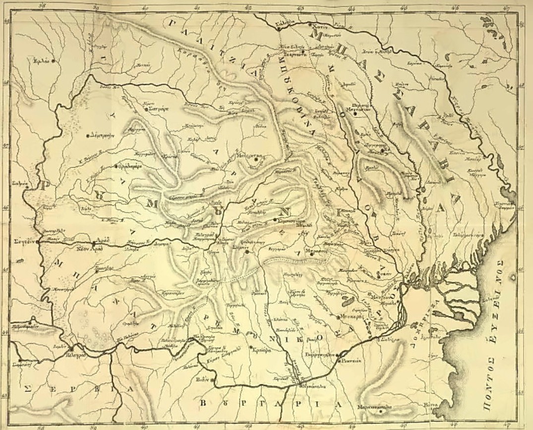 Harta romaniei 1800