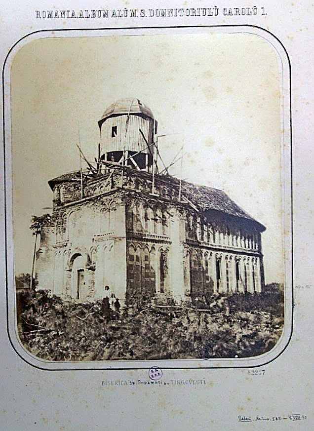 Biserica Sfintii Imparati Constantin si Elena Targoviste 1867 Tirgovesti 1867 Carol Popp de Szathmary