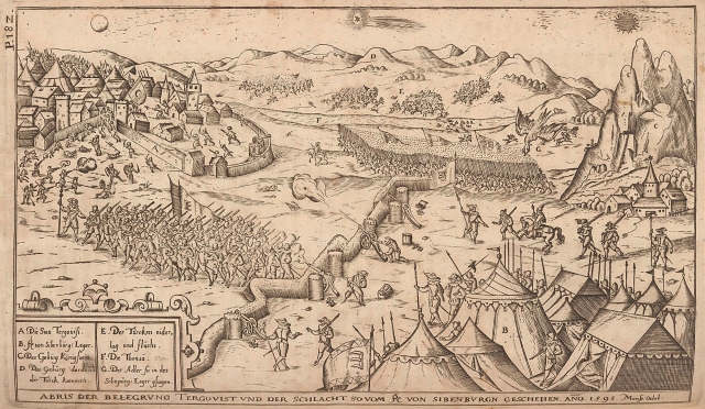 Targoviste in 1595 - Batalia de la Sovom din 1595