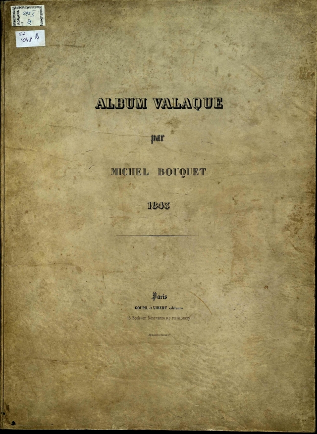 Album Valaque de Michel Bouquet 1843 1 Album Valaque de Michel Bouquet 1843